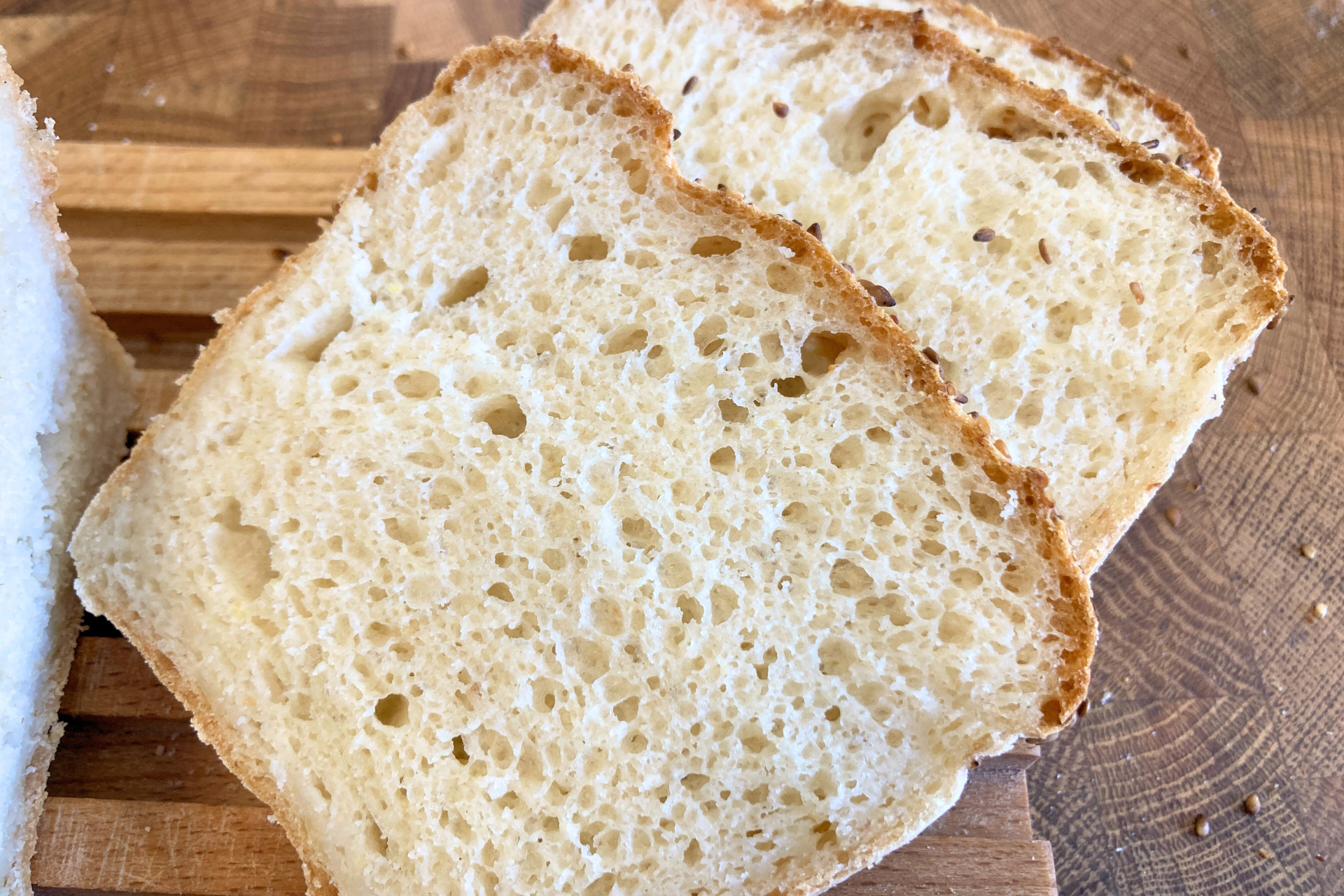 Pão sem glúten de mandioca