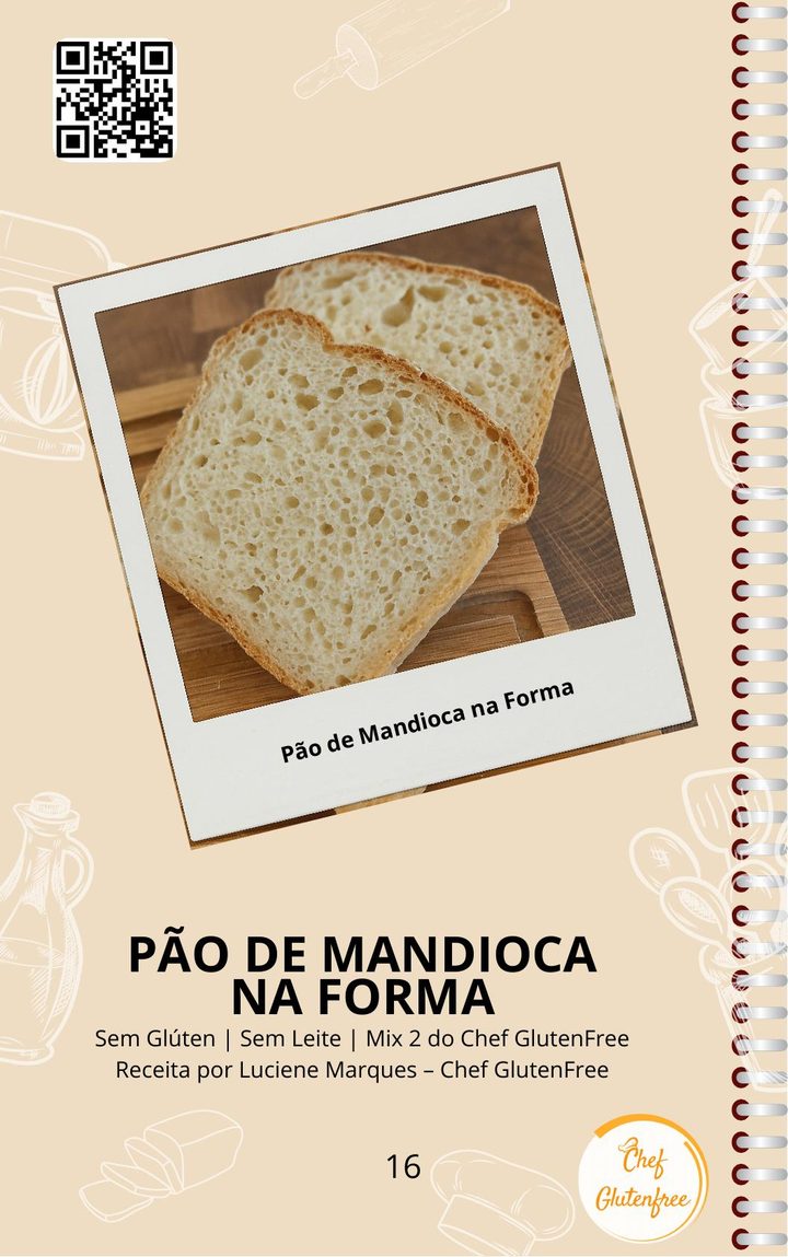 Página do Caderno Mix2 - Pão de Mandioca